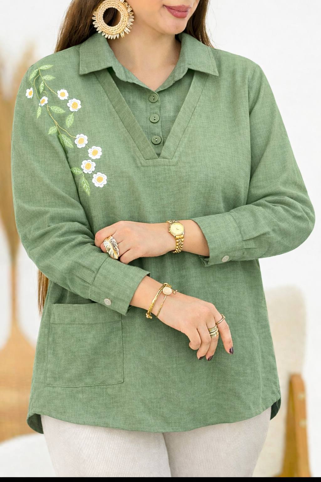 شومیز زنانه گلدوزی