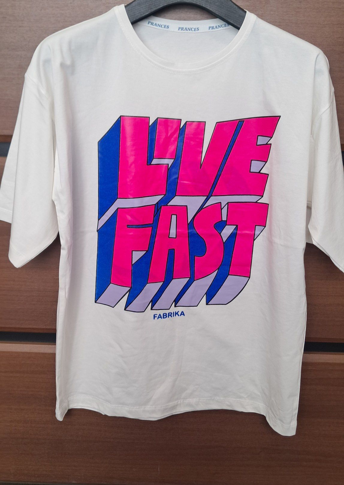 تیشرت پنبه لانگ Live Fast